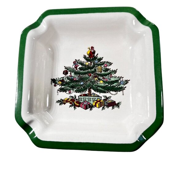 Vtg Spode Christmas Tree Dish Tray Cup Ashtray Mixed Lot of 3 Imperial Cookware - Picture 2 of 16